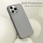 Tech-Protect Back Cover Σιλικόνης Γκρι (iPhone 16 Pro Max)