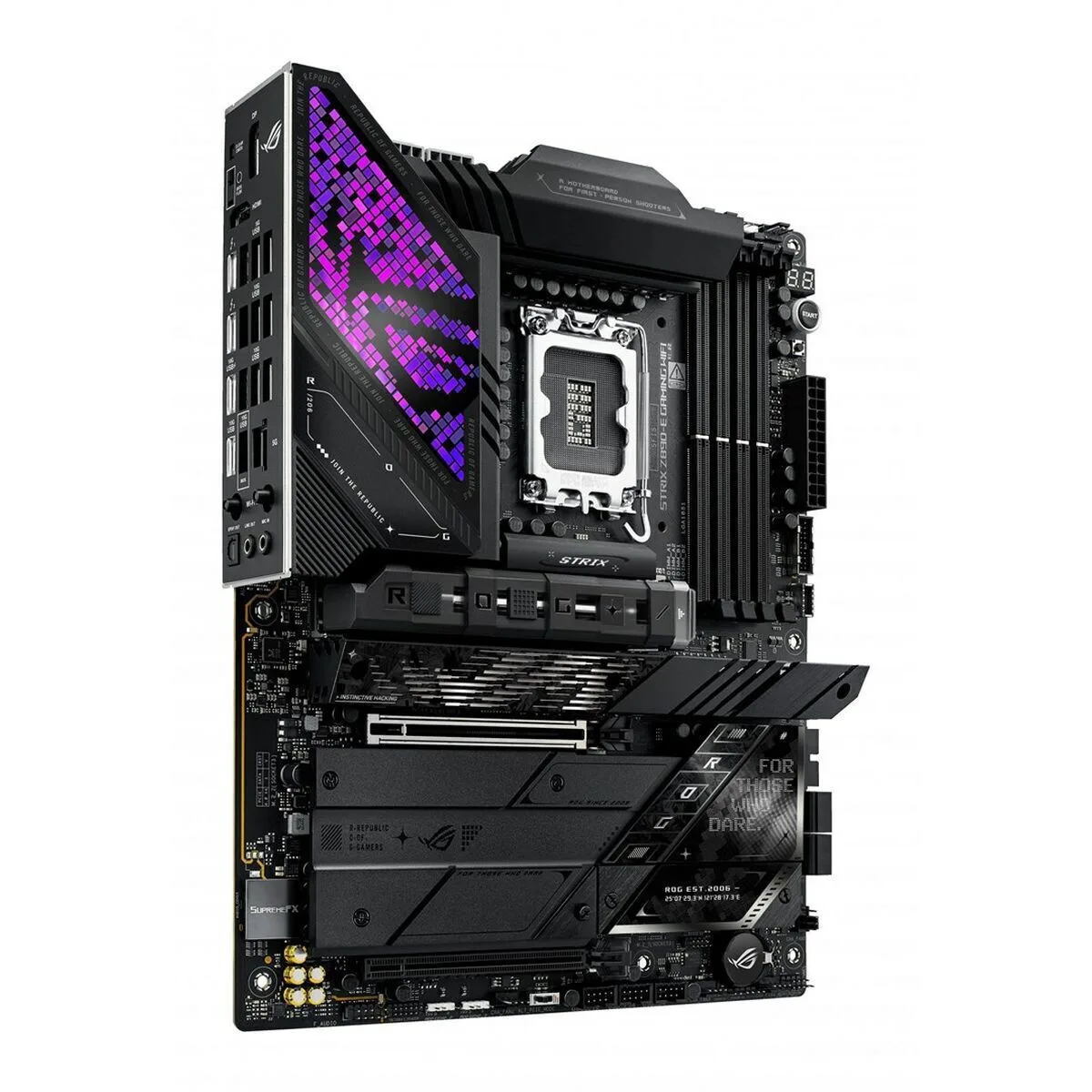 Asus ROG Strix Z890-E Gaming WIFI Motherboard ATX με Intel 1851 Socket 90MB1IM0-M0EAY0 - Image 1