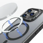 Tech-Protect Magstand MagSafe Back Cover Tempered Glass Μαύρο (iPhone 16 Pro)
