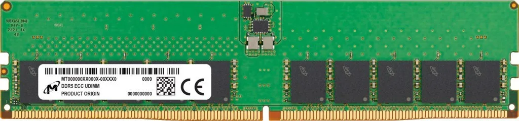 Micron DDR5 με Module 1x32GB και Ταχύτητα 5600 για Desktop MTC20C2085S1EC56BR - Image 1