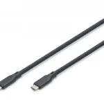 Digitus USB 2.0 Cable USB-C male - USB-C 240W Μαύρο 1m Ak-300344-020-S