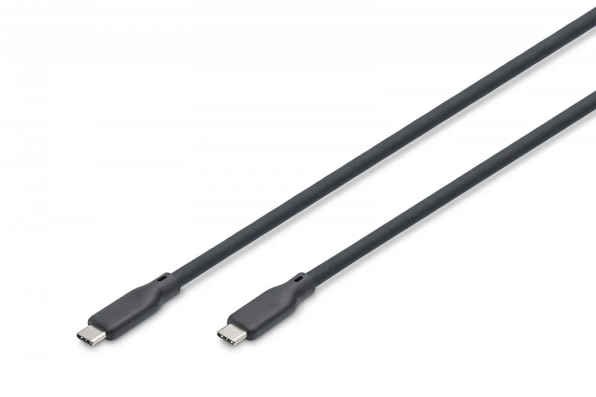 Digitus USB 2.0 Cable USB-C male - USB-C 240W Μαύρο 1m Ak-300344-020-S - Image 1