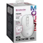 Defender Ασύρματο Ποντίκι Feam White