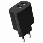 Gembird Φορτιστής Χωρίς Καλώδιο με 2 Θύρες USB-A Μαύρος (TA-UC-2A12-01)