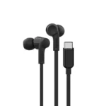 Belkin Rockstar In-ear Handsfree Ακουστικά με Βύσμα USB-C Μαύρο