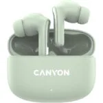 Canyon OnGo 9 In-ear Bluetooth Handsfree Ακουστικά με Θήκη Φόρτισης Πράσινα