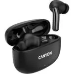 Canyon OnGo 9 In-ear Bluetooth Handsfree Ακουστικά με Θήκη Φόρτισης Μαύρα