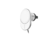 Belkin Βάση Κινητού Αυτοκινήτου με Μαγνήτη και Ασύρματη Φόρτιση Ασημί WIC008BTGR-NCV2