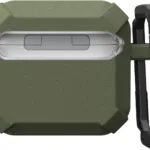 UAG Plasma Θήκη Σιλικόνης με Γάντζο Olive Drab Χακι για Apple AirPods 4