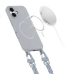 Tech-Protect Magnecklace Back Cover Σιλικόνης Γκρι (iPhone 16)