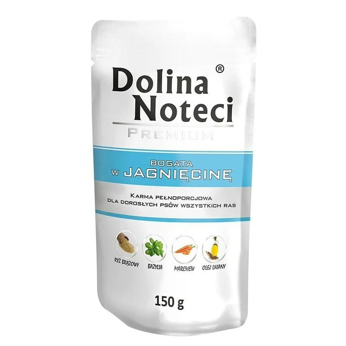 Dolina Noteci Premium Υγρή Τροφή Σκύλων σε Φακελάκι με Αρνί χωρίς Σιτηρά & Γλουτένη 150gr - Image 1
