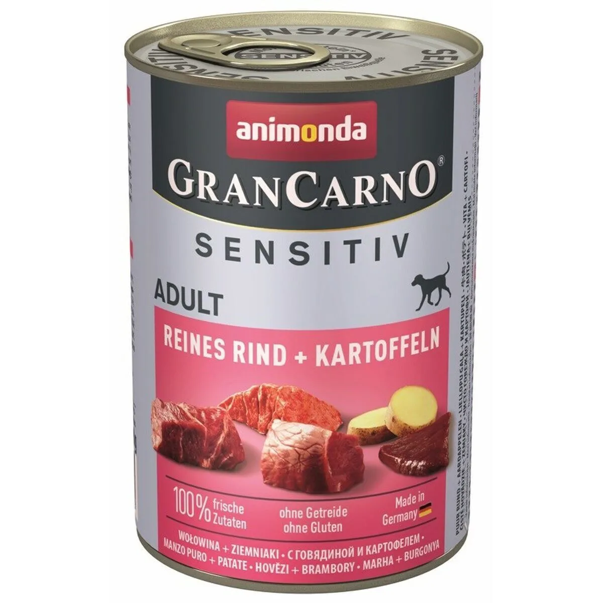 Animonda Grancarno Υγρή Τροφή Σκύλων σε Κονσέρβα με Βοδινό χωρίς Σιτηρά 400gr - Image 1