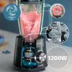 Philips 5000 Series Μπλέντερ για Smoothies 2lt 1200W Μαύρο