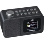 Lenco CR-625BK Επιτραπέζιο Ραδιόφωνο Επαναφορτιζόμενο DAB+ Μαύρο