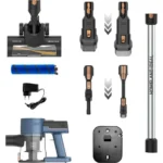 Taurus Homeland Ideal Επαναφορτιζόμενη Σκούπα 2 σε 1 Stick & Χειρός 22.2V Μαύρη