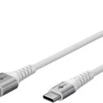 Goobay USB 2.0 Cable USB-C male - USB-A 60W Λευκό 1m (74530)