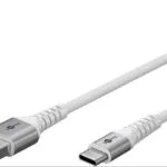 Goobay USB 2.0 Cable USB-C male - USB-A 60W Λευκό 2m (74531)