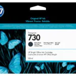 HP 730 Γνήσιο Μελάνι Εκτυπωτή InkJet Matte Μαύρο (P2V65A)