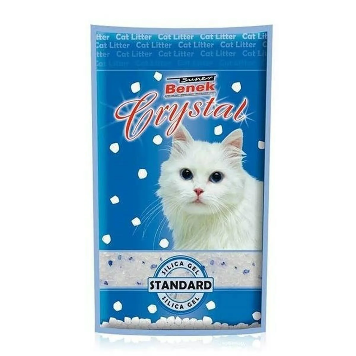 Super Benek Certech Super Benek Crystal Standard Natural Κρυσταλλική Άμμος Γάτας 3.8lt - Image 1