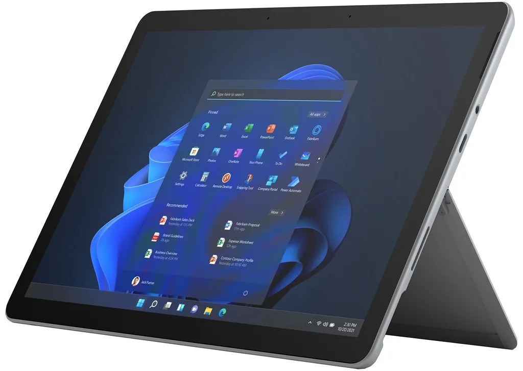 Microsoft Surface Go 4 10.5" Tablet (8GB/128GB/Intel N200/Win 11 Pro) Platinum - Image 1