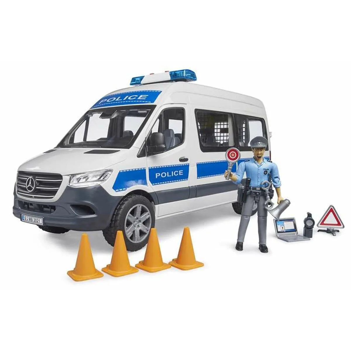 20241218135400_19cd2c7a Bruder Αυτοκινητάκι Police Sprinter 1:16 Αστυνομικό για 4+ Ετών - Image 1