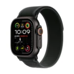 Apple Watch Ultra 2 2024 Titanium 49mm Αδιάβροχο με eSIM και Παλμογράφο (Black με Black Trail Loop - S/M)