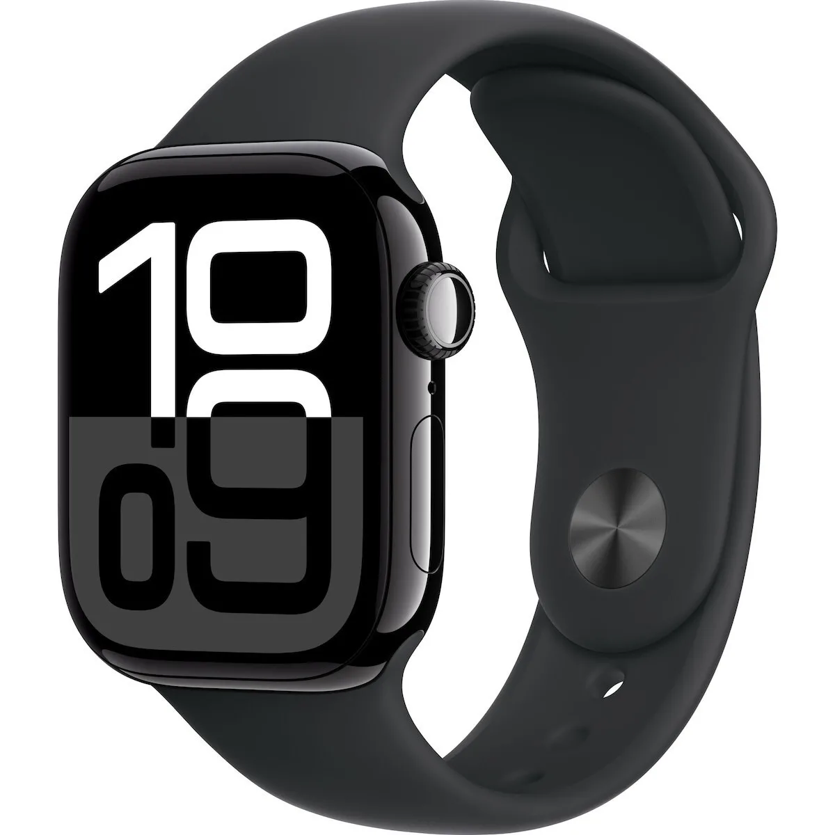 20241219122513_apple_watch_series_10_aluminium_42mm_adiavrocho_me_palmografo_jet_black_me_black_sport_band_m_l Apple Watch Series 10 Aluminium 42mm Αδιάβροχο με Παλμογράφο (Jet Black με Black Sport Band - M/L) - Image 1