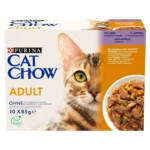 Cat Chow Υγρή Τροφή για Ενήλικες Γάτες σε Φακελάκι με Αρνί χωρίς Γλουτένη 85gr