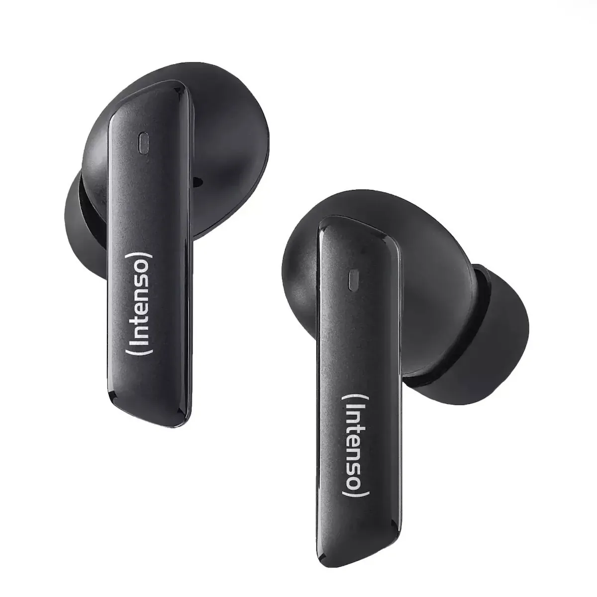 Intenso T500HAE In-ear Bluetooth Handsfree Ακουστικά με Θήκη Φόρτισης Μαύρα - Image 1