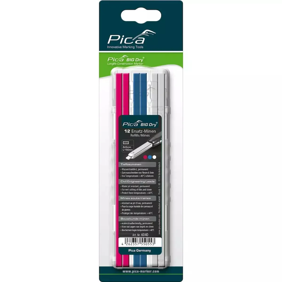 20241220141140_pica_marker_markadoros_assorted_6040_sb Pica-Marker Ανεξίτηλος Μαρκαδόρος Assorted 5mm 6040/SB - Image 1