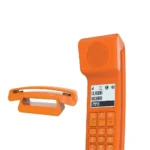 Alcatel ePure Iconic Ασύρματο Τηλέφωνο με Ελληνικό Μενού Πορτοκαλί
