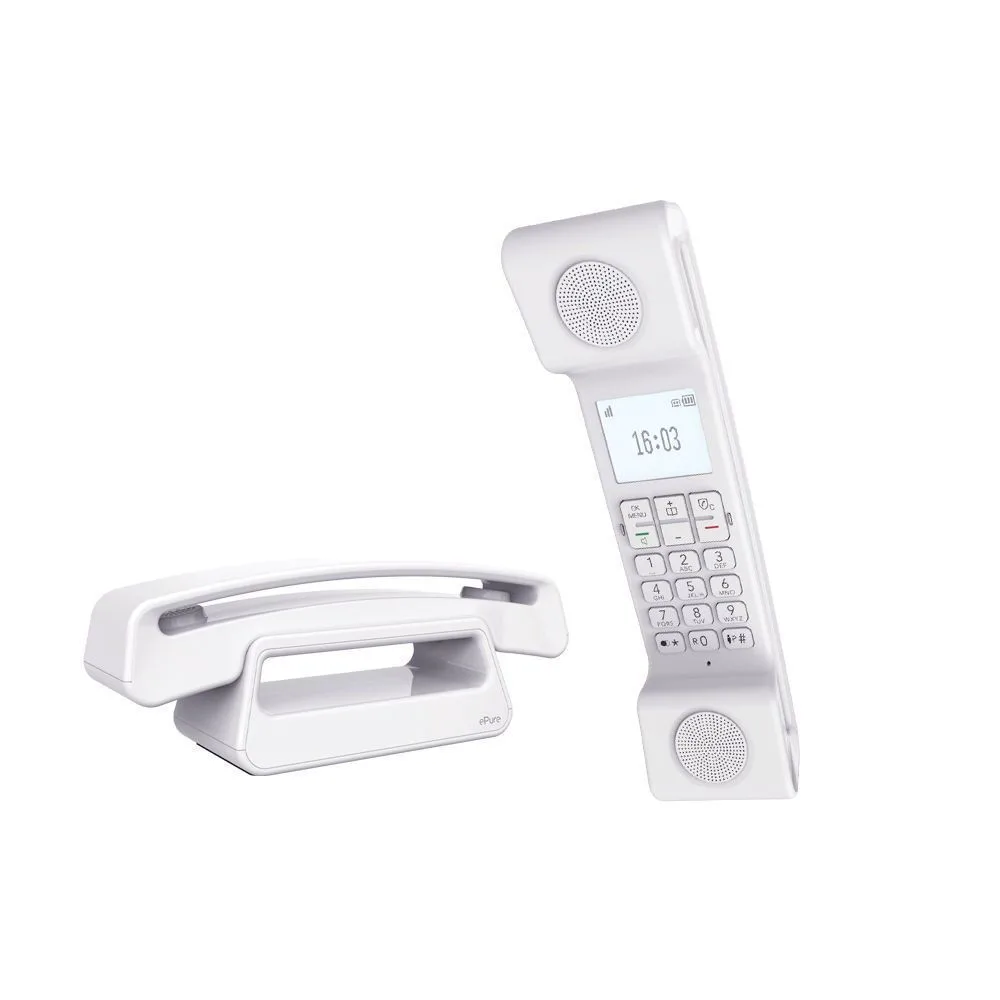 20241220165118_ec7dc7d4 Alcatel ePure Iconic Ασύρματο Τηλέφωνο με Ελληνικό Μενού Μπλε - Image 1
