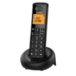 Alcatel E160 Ασύρματο Τηλέφωνο με Ελληνικό Μενού Μαύρο