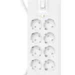Belkin Πολύπριζο Aσφαλείας 8 Θέσεων με Καλώδιο 2m SRB003VF2M-V2