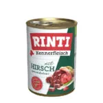 Rinti Kennerfleisch Υγρή Τροφή Σκύλων σε Κονσέρβα με Ελάφι και Κρέας 400gr 34-290