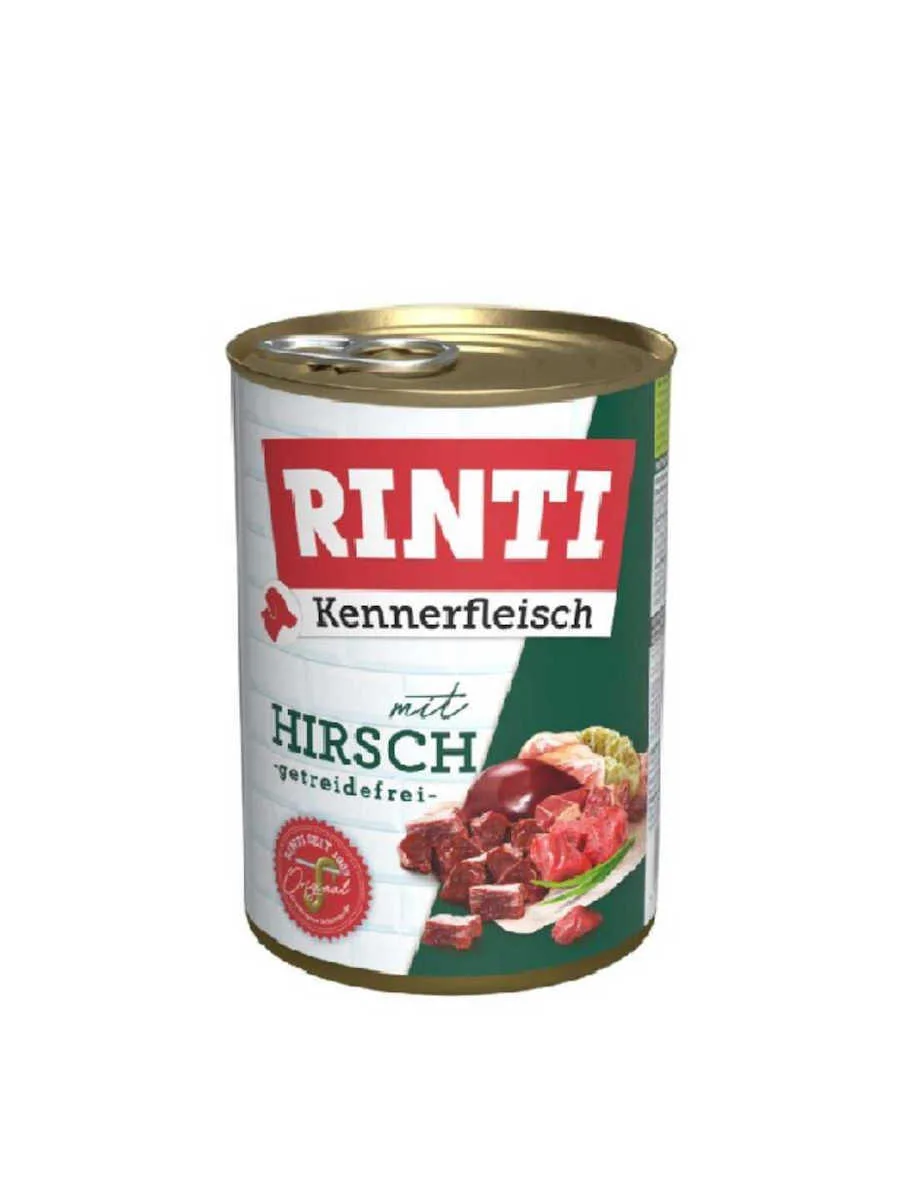 20241224100412_rinti_kennerfleisch_ygri_trofi_skylou_me_elafi_kai_kreas_400gr_34_290 Rinti Kennerfleisch Υγρή Τροφή Σκύλων σε Κονσέρβα με Ελάφι και Κρέας 400gr 34-290 - Image 1