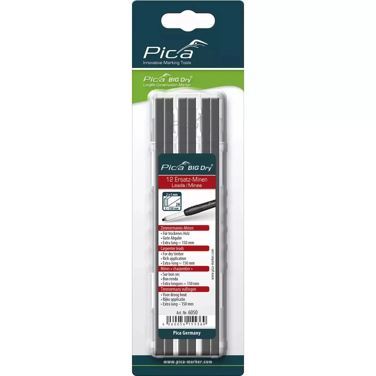 20241227141233_pica_marker_6050_sb Pica-Marker Ανταλλακτικό Μελάνι για Πένα σε Γκρι χρώμα 6050/SB - Image 1