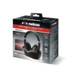 Meliconi Ασύρματα / Ενσύρματα Over Ear Ακουστικά με 20 ώρες Λειτουργίας και Quick Charge Μαύρα