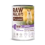 VetExpert Raw Paleo Υγρή Τροφή Σκύλων σε Κονσέρβα με Πάπια και Αγριογούρουνο χωρίς Σιτηρά & Γλουτένη 400gr