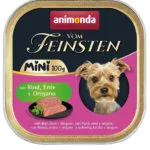 Animonda Vom Feinsten Υγρή Τροφή Σκύλων σε Ταψάκι με Βοδινό και Πάπια χωρίς Σιτηρά & Γλουτένη 100gr