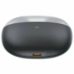 Baseus AirGo AS01 Open Ear Bluetooth Handsfree Ακουστικά με Θήκη Φόρτισης Black / Transparent