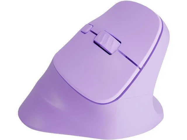 20250102130920_e05a35d5 Natec Crake 2 Ασύρματο Εργονομικό Bluetooth Vertical Ποντίκι Μωβ - Image 1