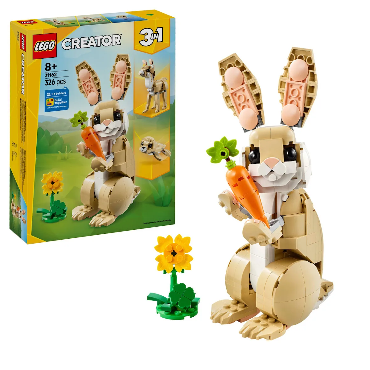 LEGO Creator Cute Bunny για 8+ Ετών 326τμχ 31162 - Image 1