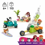 LEGO Friends Surfing Dogs and Scooter Adventure για 6+ Ετών 113τμχ 42641