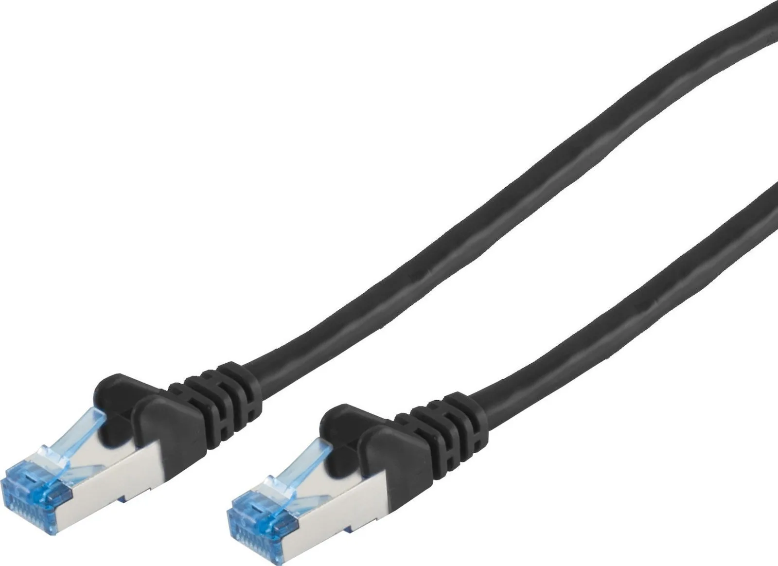 S/FTP Cat.6a Καλώδιο Δικτύου Ethernet 0.25m Μαύρο 1τμχ (GM-262900) - Image 1