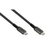 USB 2.0 Cable USB-C male - USB-C 240W Γκρι 2m (GM-426147)