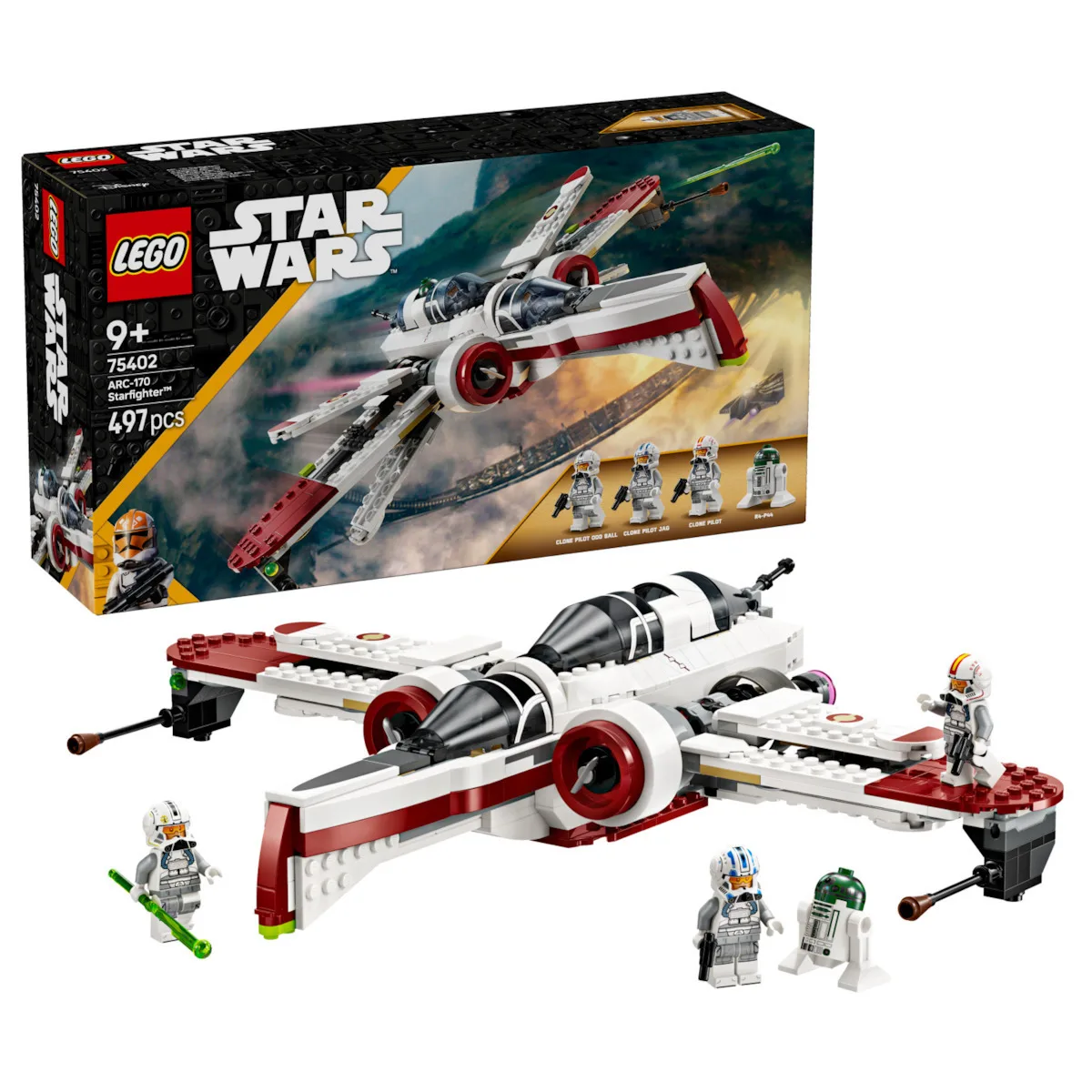 LEGO Disney ARC-170 Starfighter για 9+ Ετών 497τμχ 75402 - Image 1