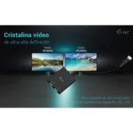 i-tec USB-A / USB-C Docking Station με HDMI 4K και σύνδεση 2 Οθονών Μαύρο (CADUAL4KHDMI)