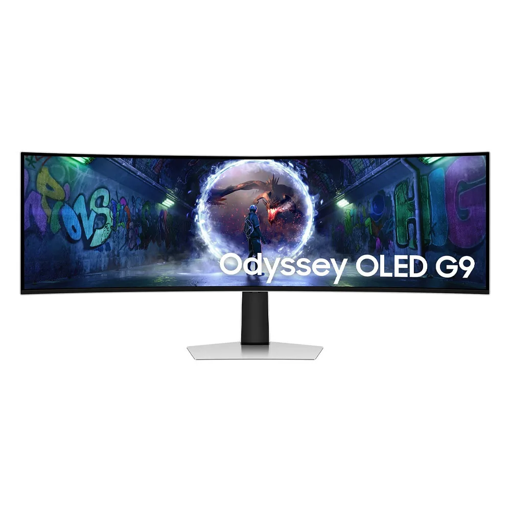 20250107162330_samsung_odyssey_g9_g93sd_oled_hdr_curved_monitor_49_5120by1440_240hz_me_chrono_apokrisis_0_03ms_gtg Samsung Odyssey G9 G93SD Ultrawide OLED HDR Curved Monitor 49" 5120x1440 240Hz με Χρόνο Απόκρισης 0.03ms GTG - Image 1