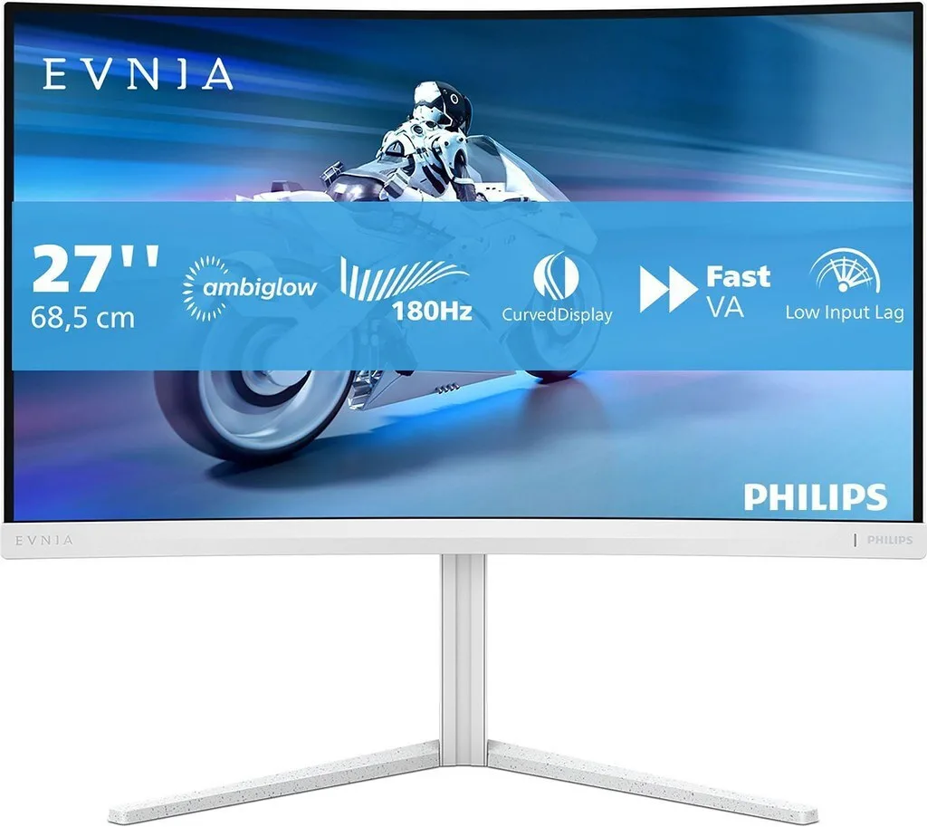 Philips 27M2C5201L VA Curved Gaming Monitor 27" FHD 1920x1080 180Hz με Χρόνο Απόκρισης 1ms GTG - Image 1